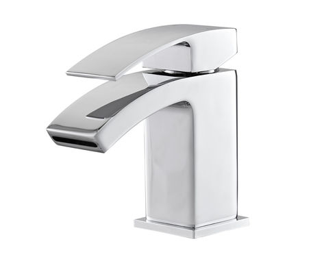 Chrome Polished Basin Mixer Taps for Contemporary Style T8322W
